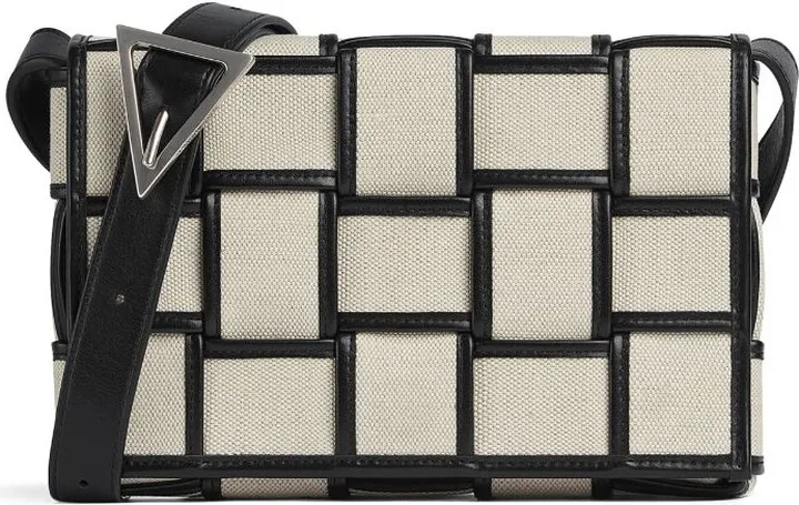 Bottega Veneta Medium Canvas Cassette Cross-Body Bag