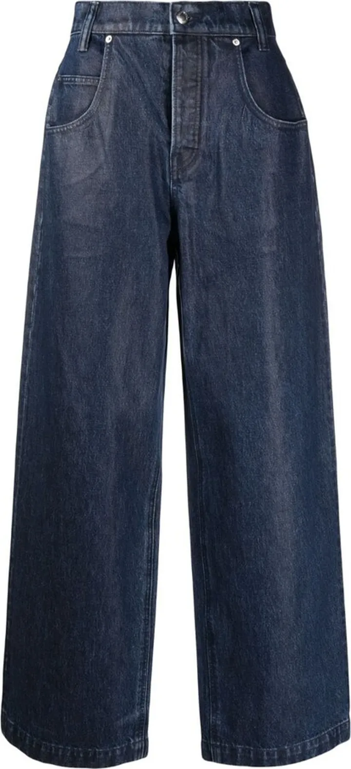 High-Waisted Wide-Leg Jeans