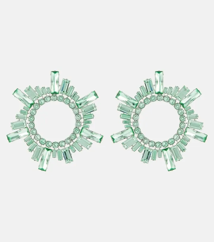 Begum crystal-embellished earrings