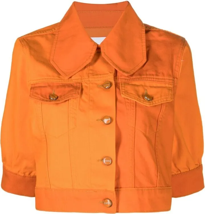 Cropped Short-Sleeve Jacket