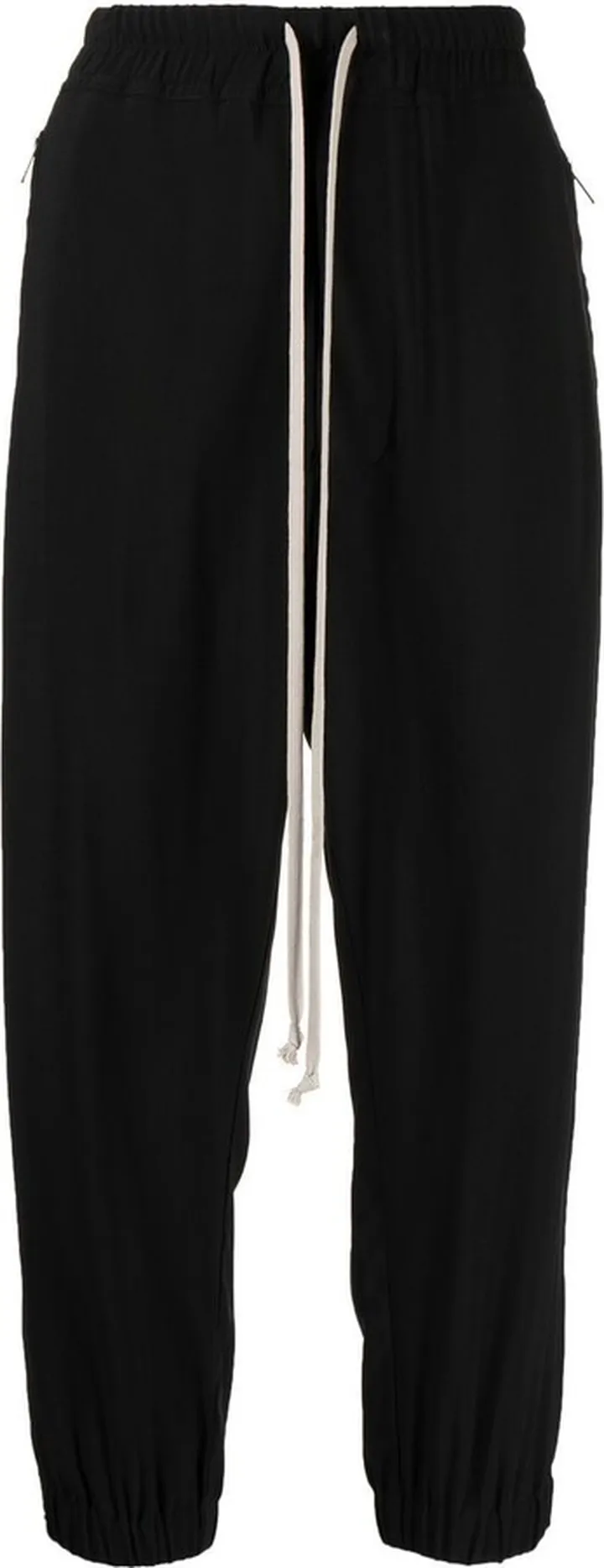 Drawstring Waistband Cropped Trousers
