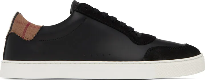 Burberry Black Vintage Check Sneakers