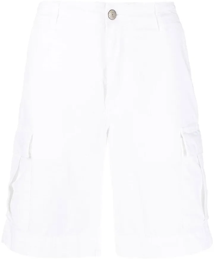 Cargo-Pocket Knee-Length Shorts