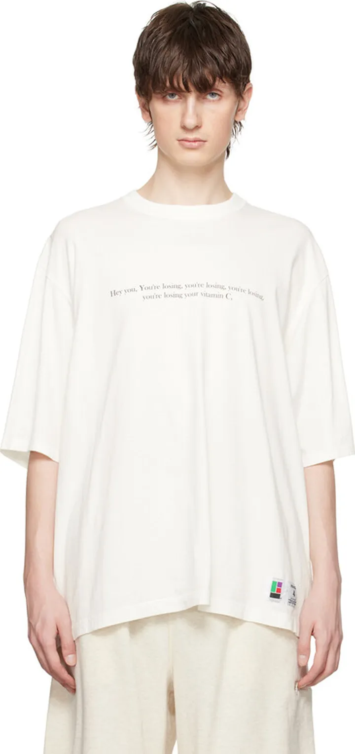 UNDERCOVER Off-White Printed T-Shirt