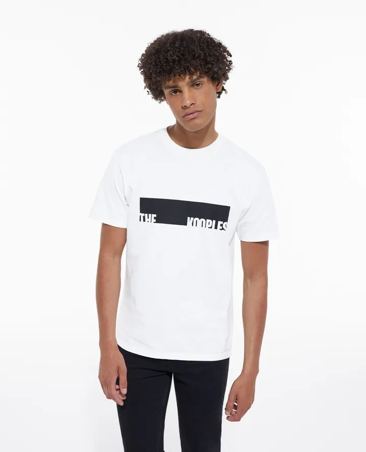 White screen print T-Shirt