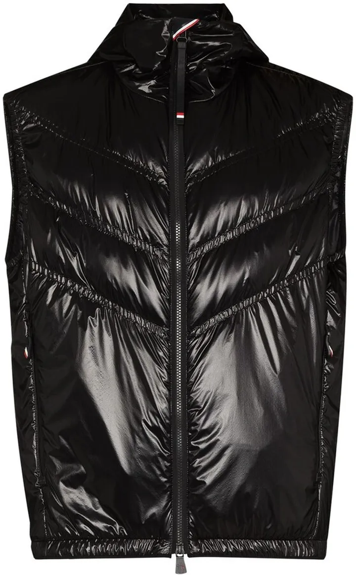 Chevron-Quilted Padded Gilet