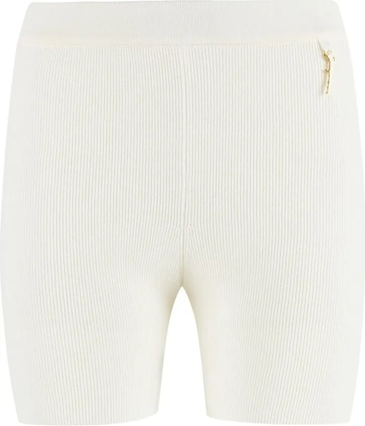 Jacquemus Charm Logo Knit Shorts