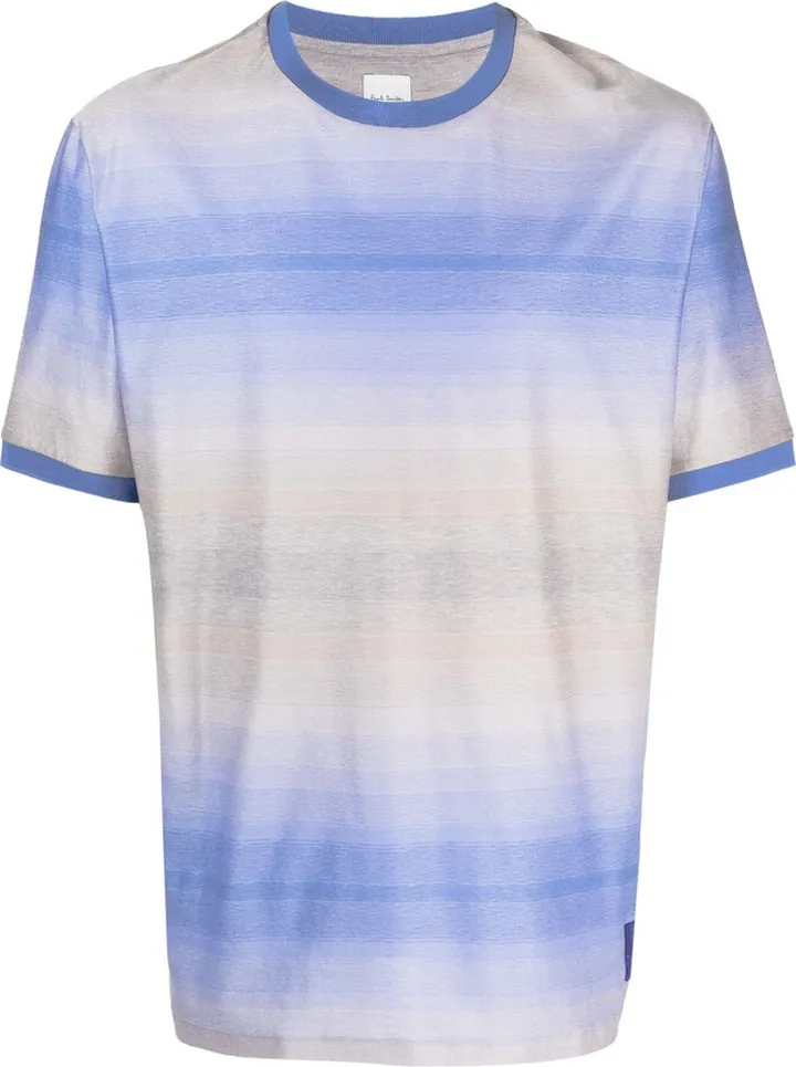 striped cotton T-shirt