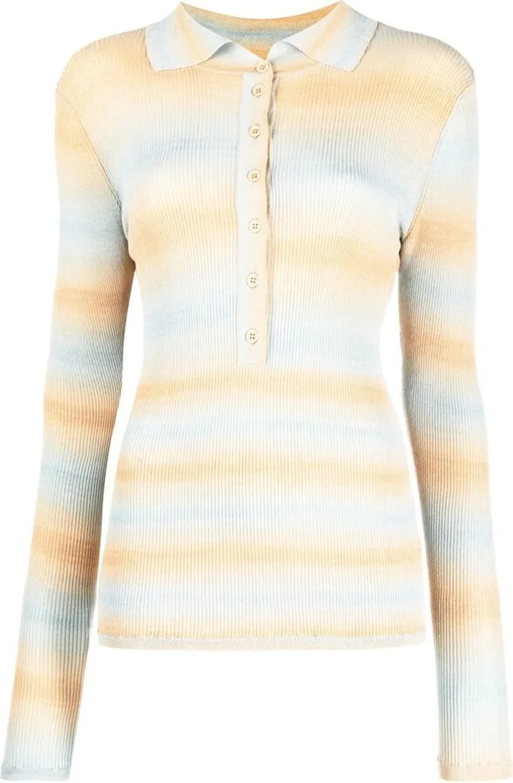 Organic-Cotton Polo Top