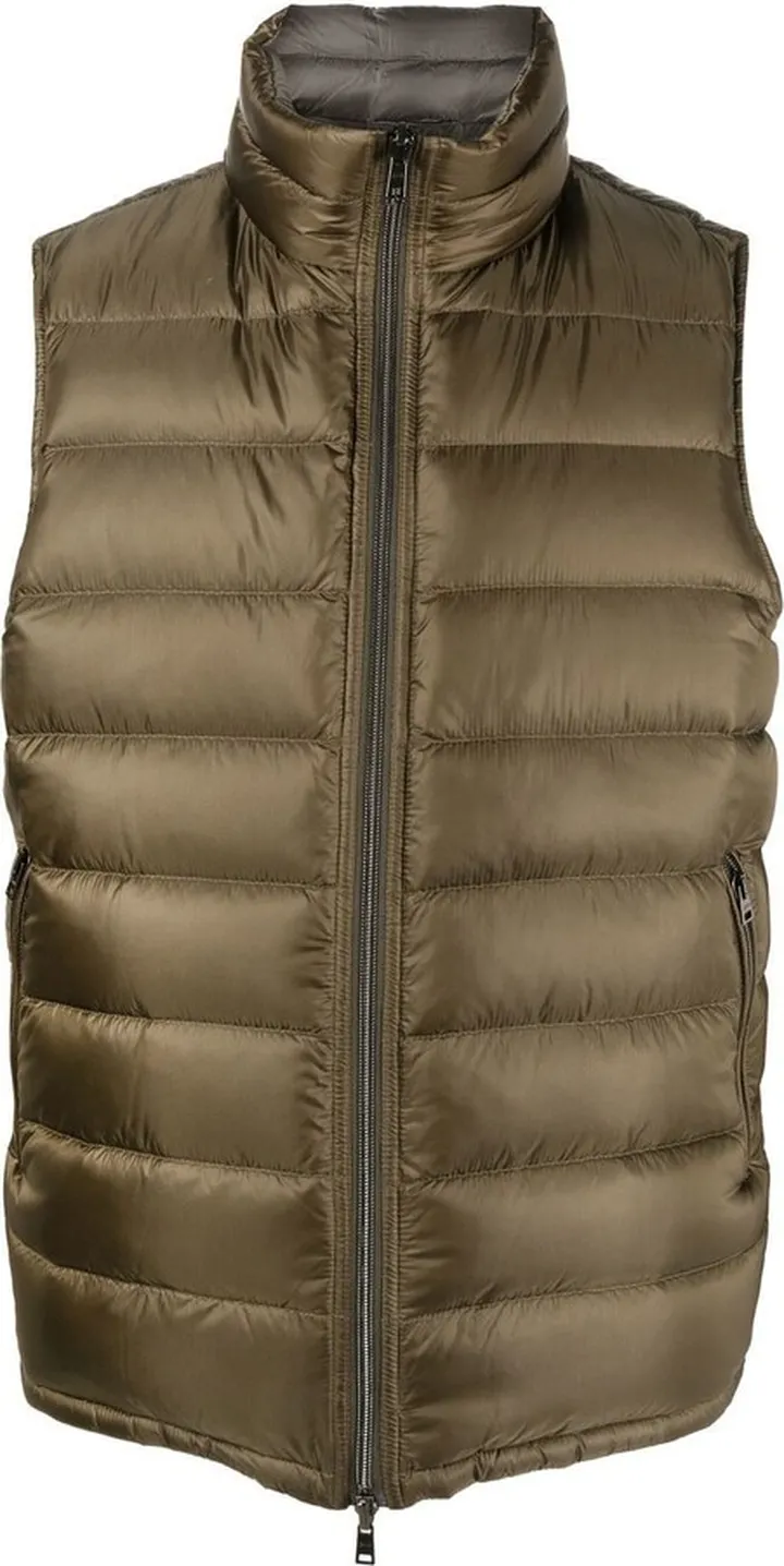 Zipped-Up Padded Vest