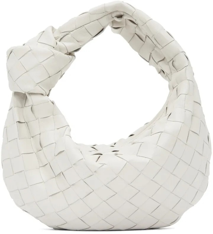 Bottega Veneta White Mini Jodie Bag