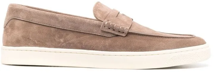 Horsebit Suede Loafers