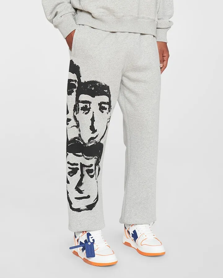 Men's Faces Graphic Sweatpants