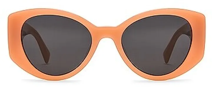 Miu Miu Two Tone Temple Bold Sunglasses in Blush
