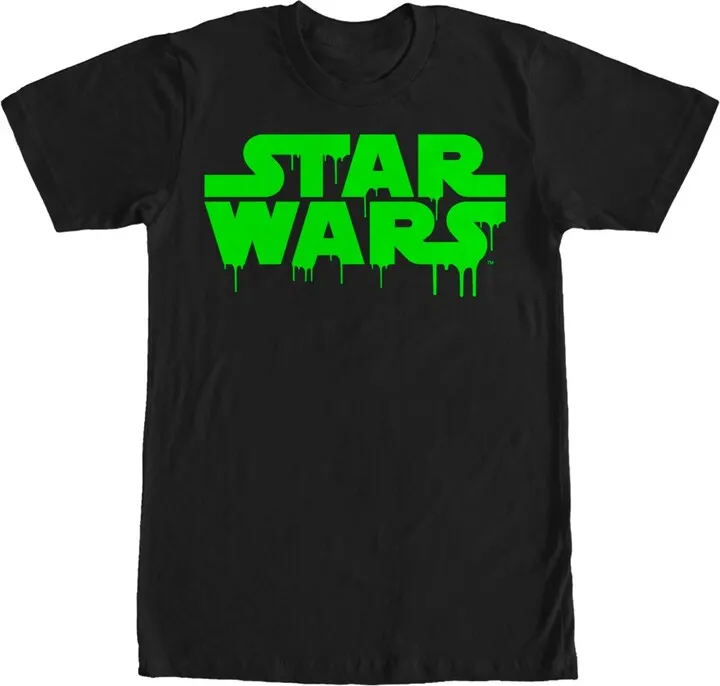 Men's Star Wars Dripping Halloween Logo T-Shirt - Black - Small
