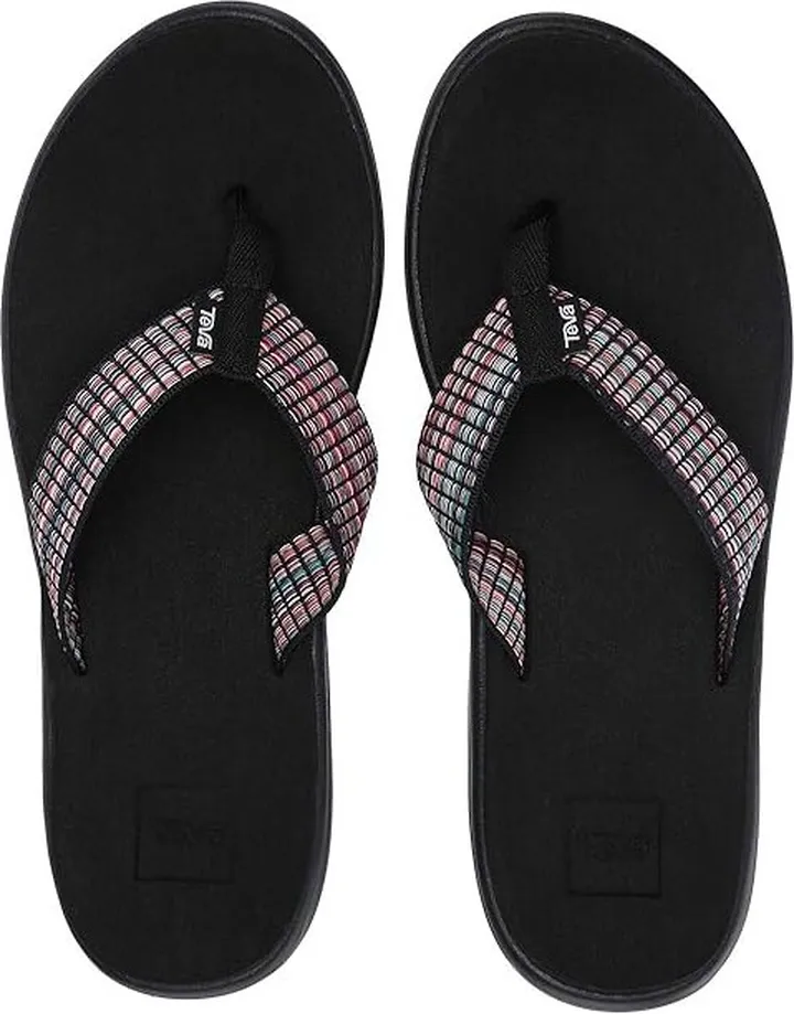 Teva Voya Flip (Bar Street Multi Black) Women's Sandals