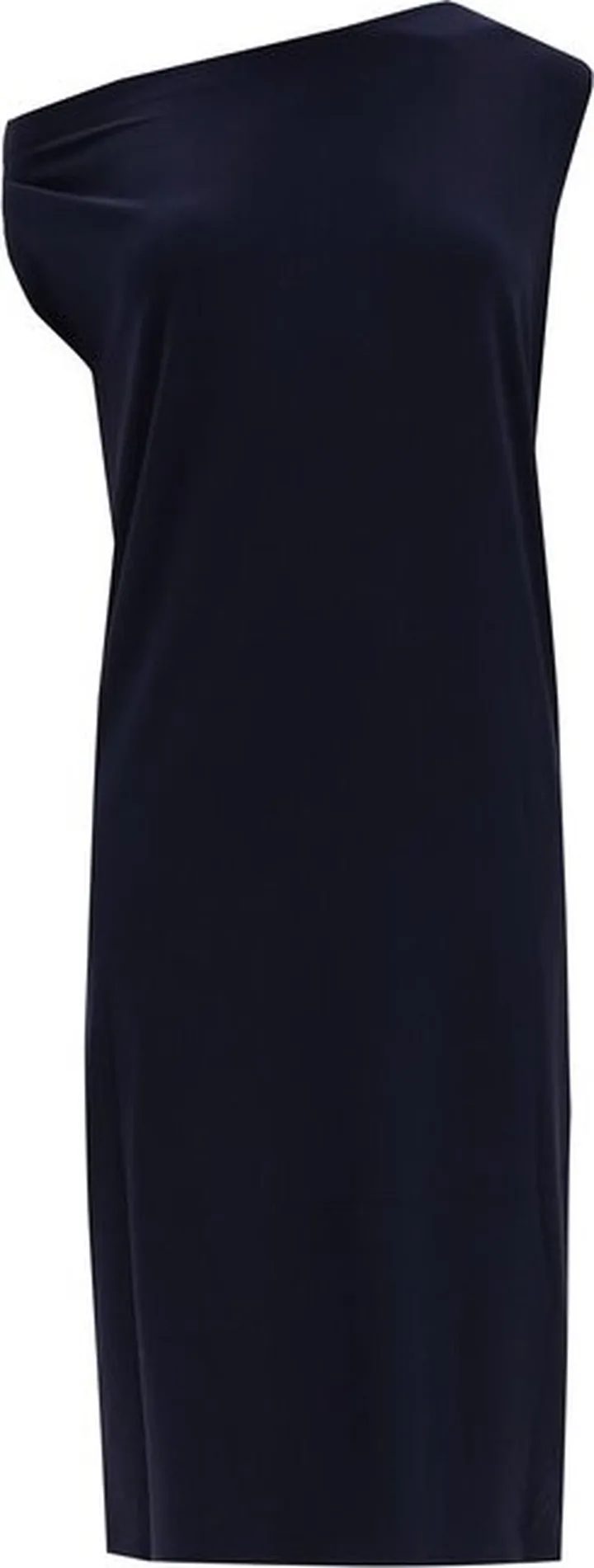 Asymmetric Dropped-shoulder Jersey Dress