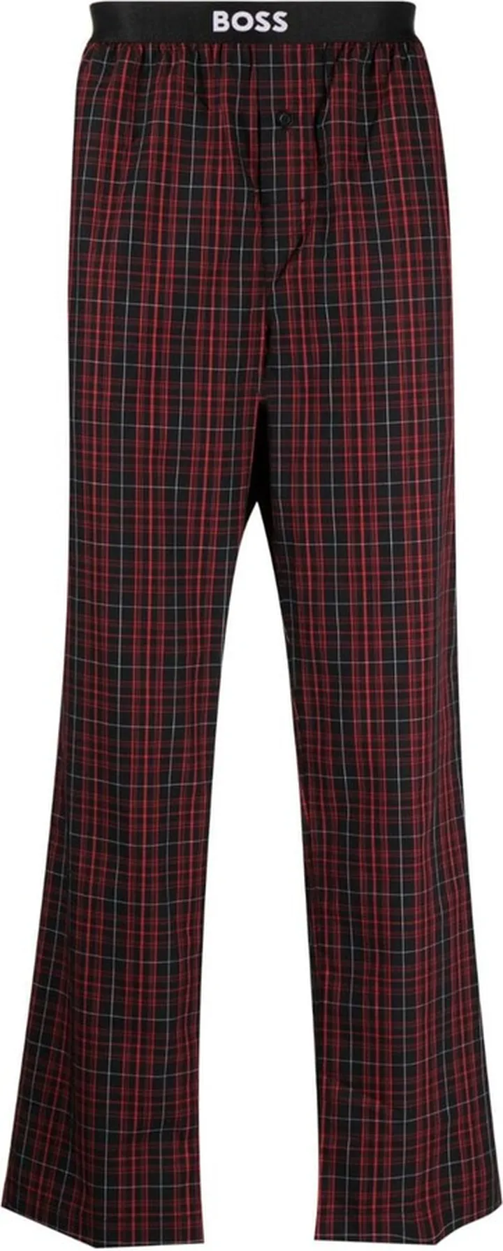 Check-Print Cotton Pyjama Pants