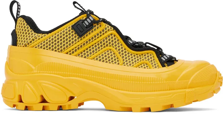 Burberry Yellow Madelina Sneakers