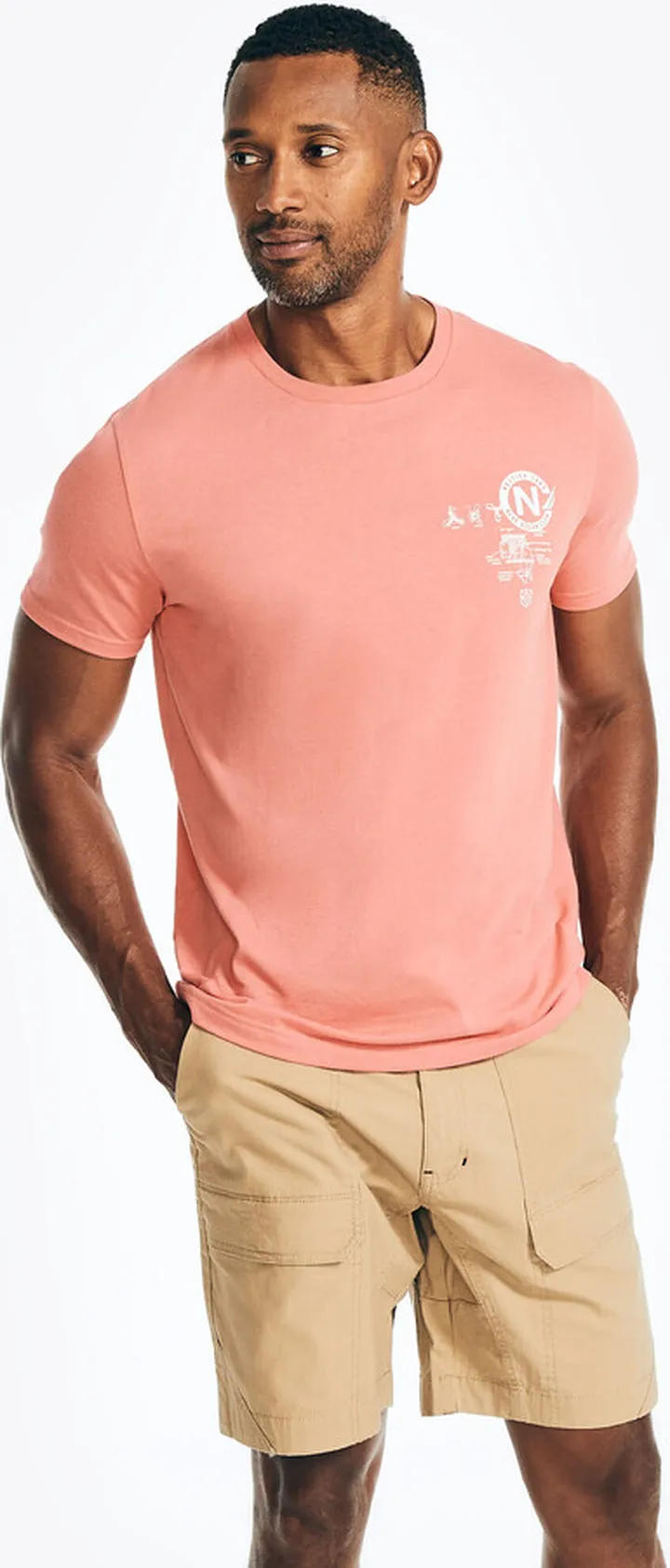 Sustainably Crafted Beach Life Graphic T-Shirt