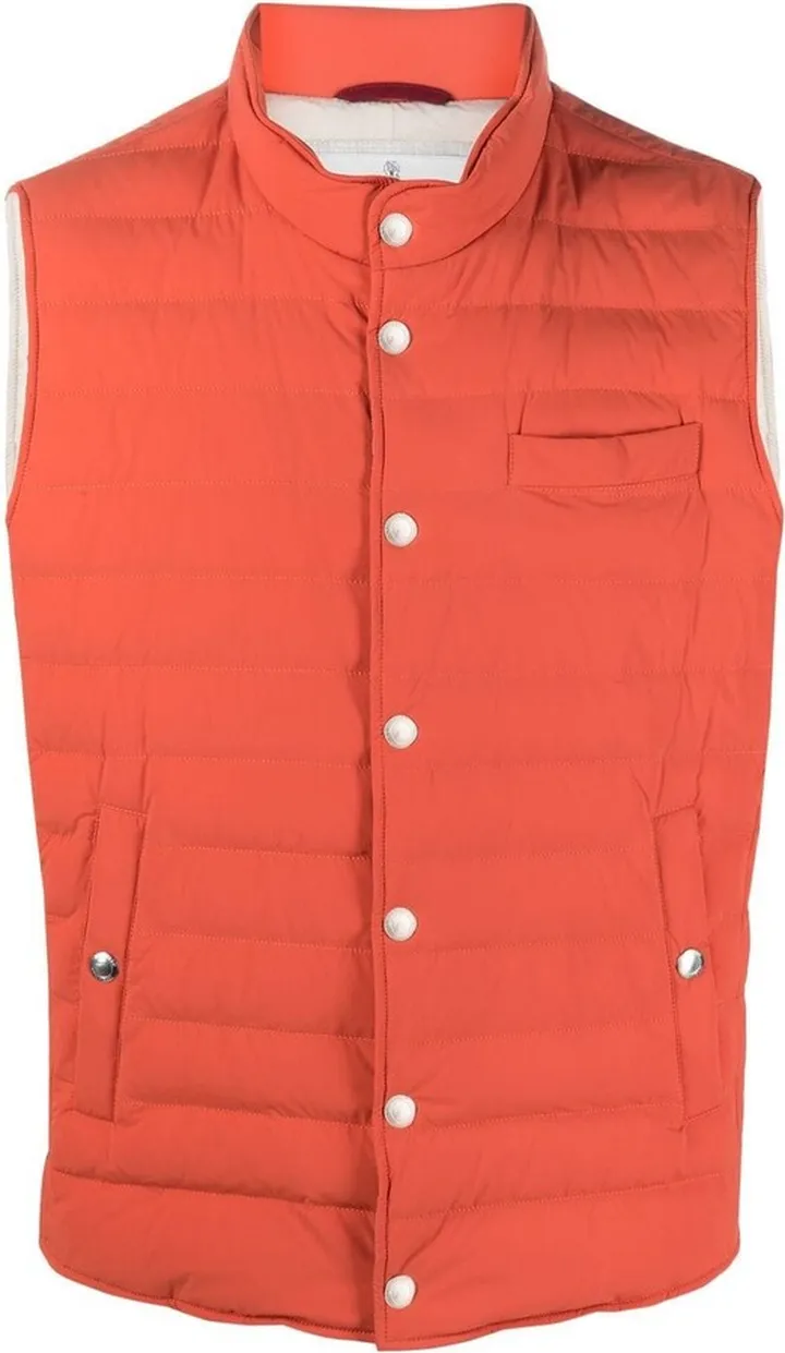 Press-Stud Padded Gilet