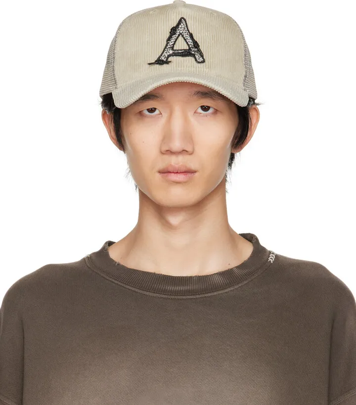 Alchemist Beige Heart Shaped Trucker Hat