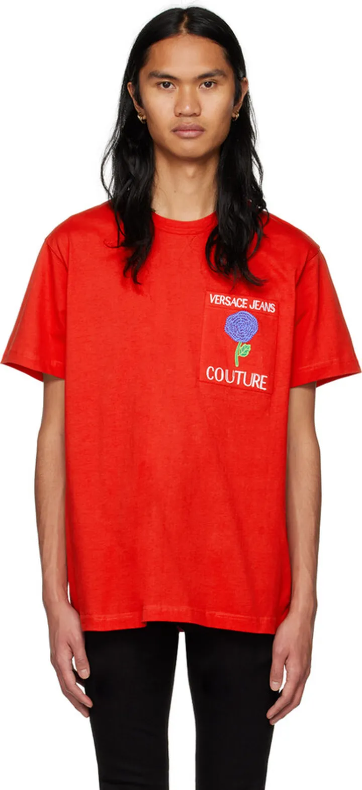 Versace Jeans Couture Red Roses T-Shirt