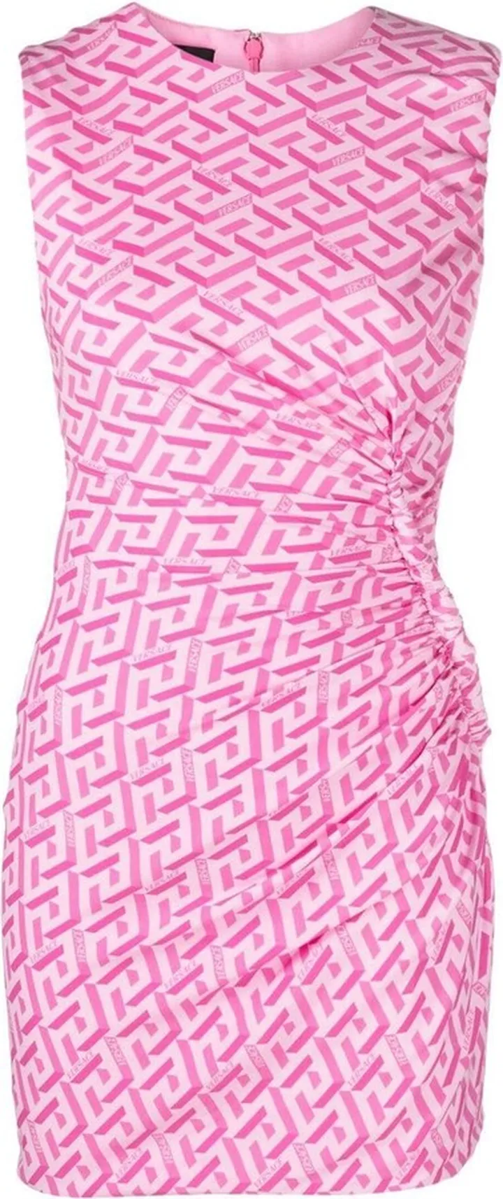 La Greca draped mini dress