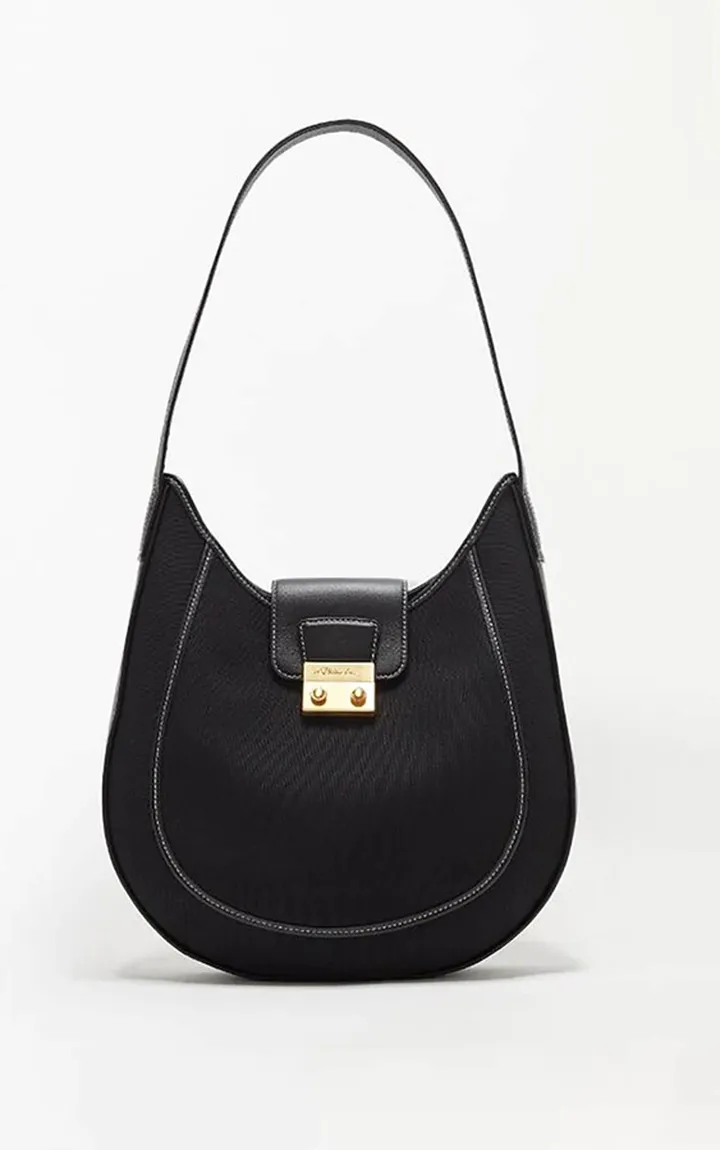 Pashli Large Modern Hobo in black