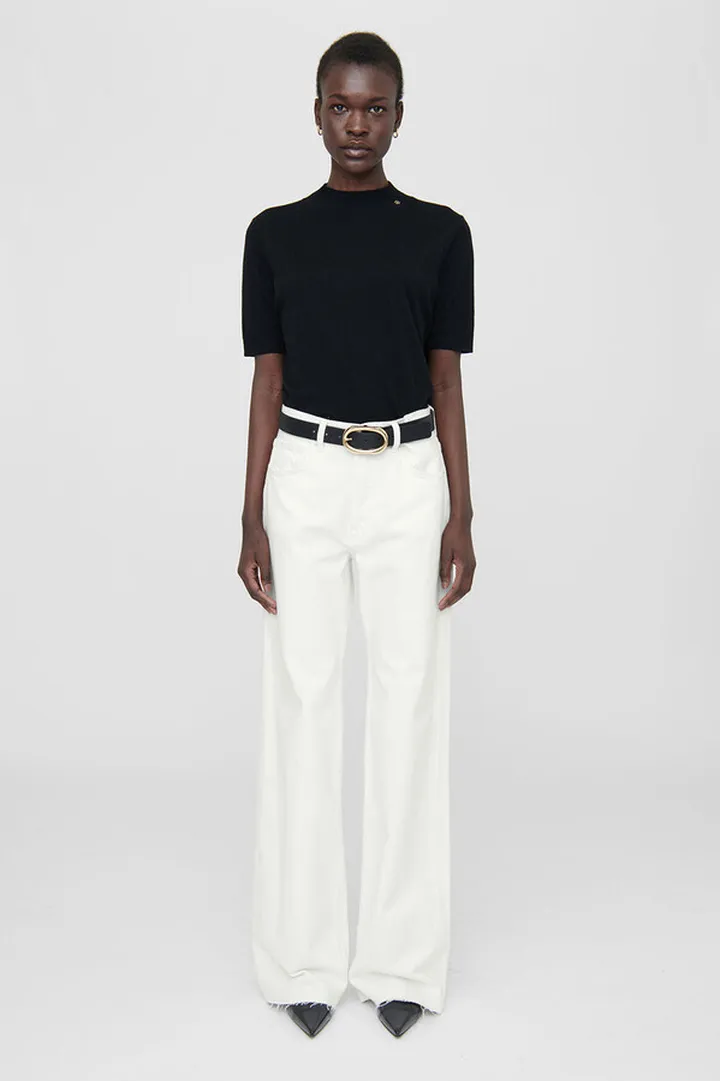 ANINE BING Hugh Jean in Ivory
