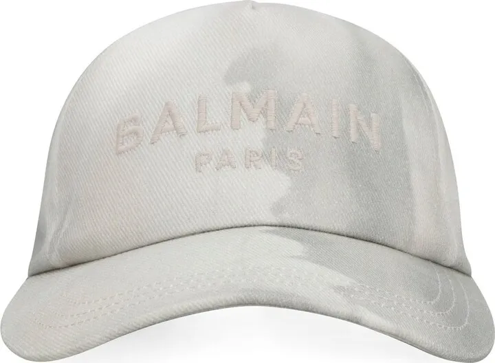 Balmain Faded Dye Effect Baseball Cap