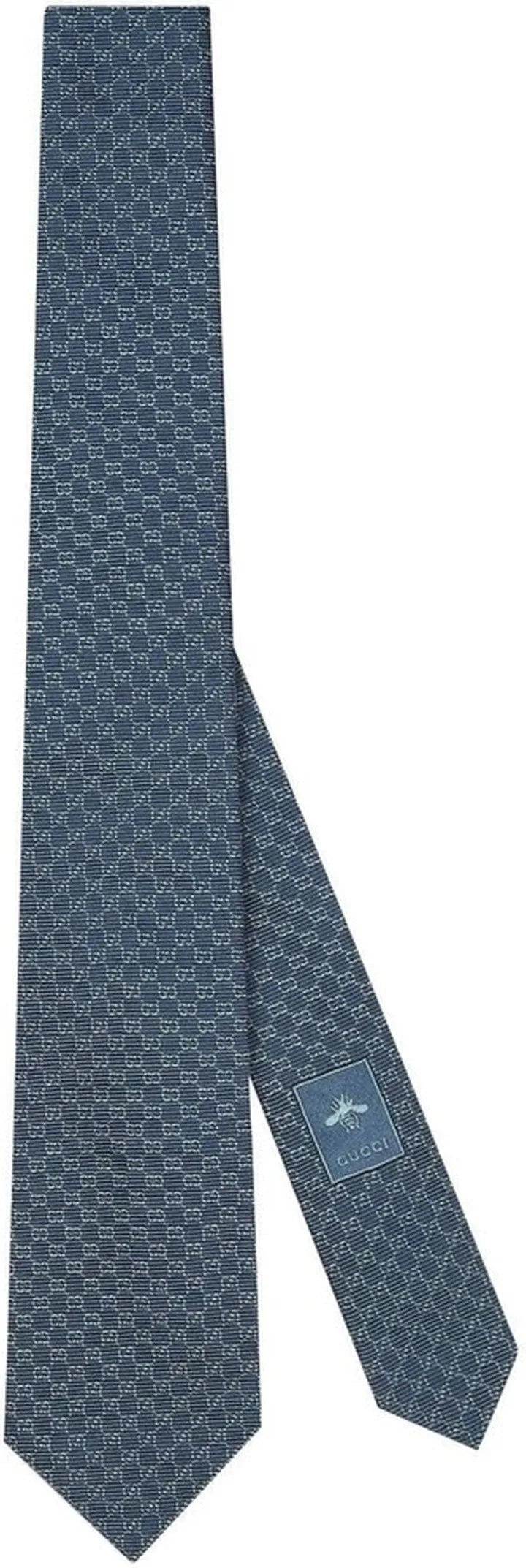 Interlocking G silk tie