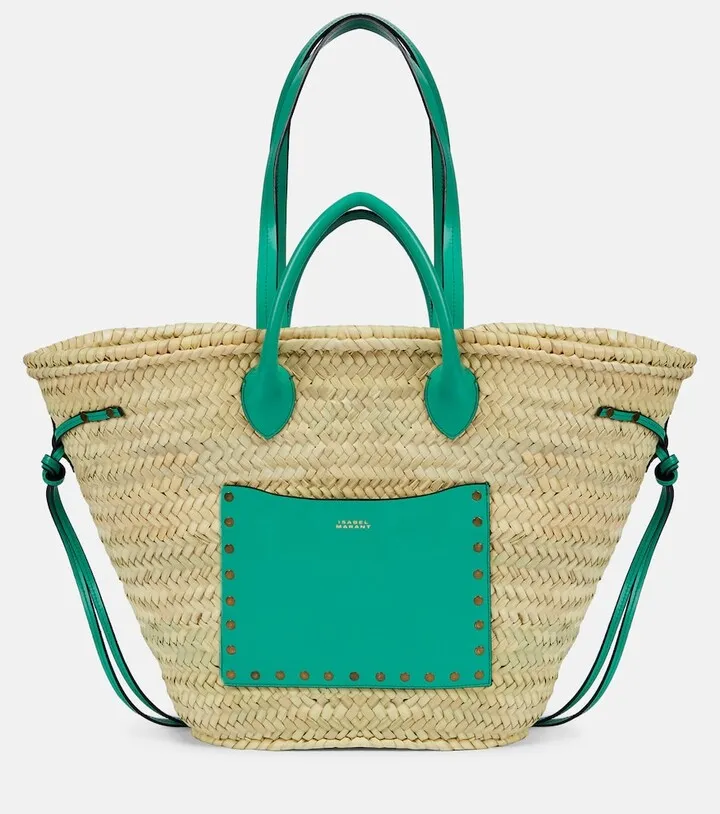 Cadix straw basket bag