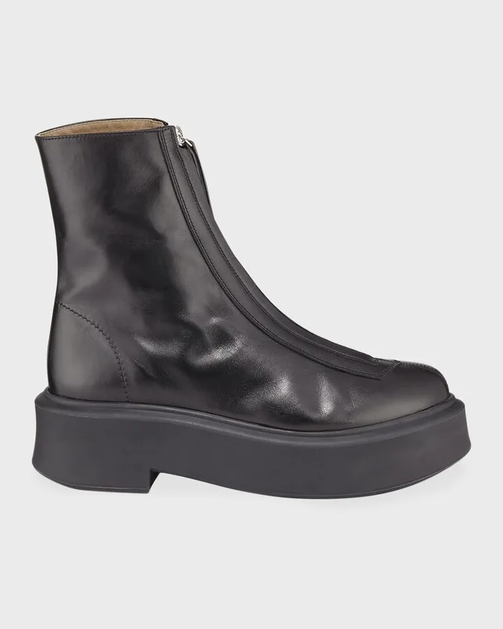 Zipped Combat Boots