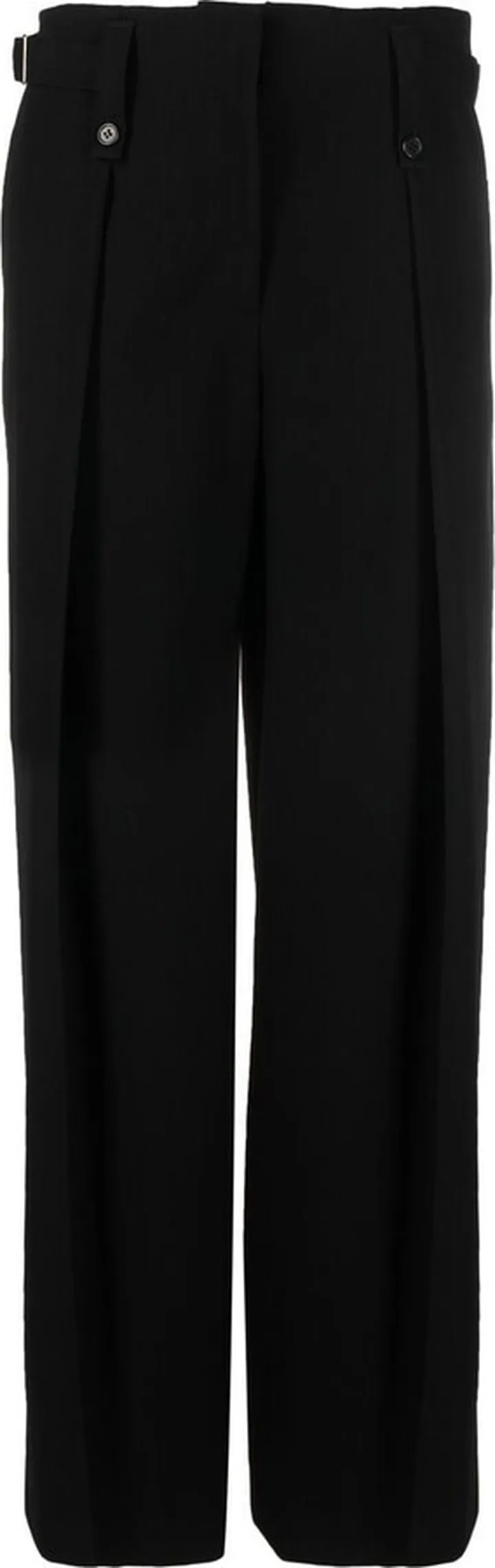High-Waisted Wide-Leg Trousers