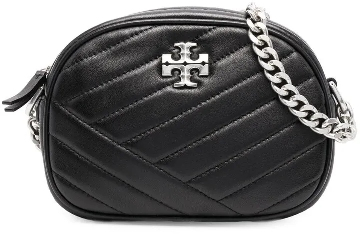 Kira chevron-quilted camera bag