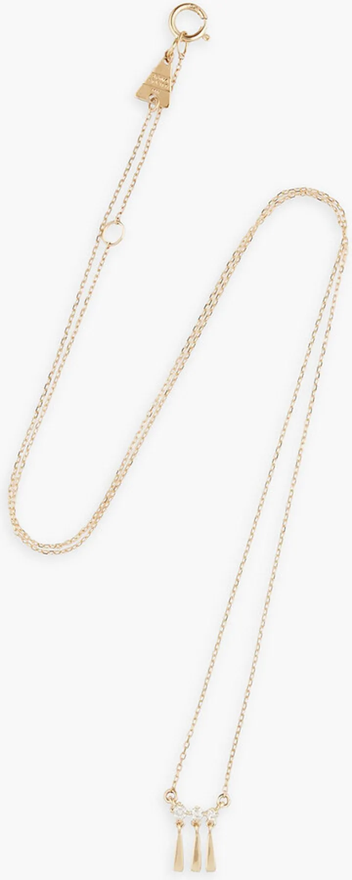 14-Karat Gold Diamond Necklace