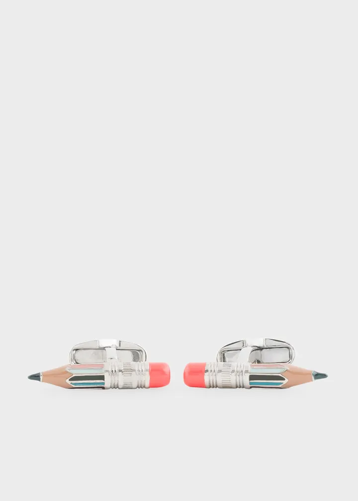 Multi-Colored Pencil Cufflinks