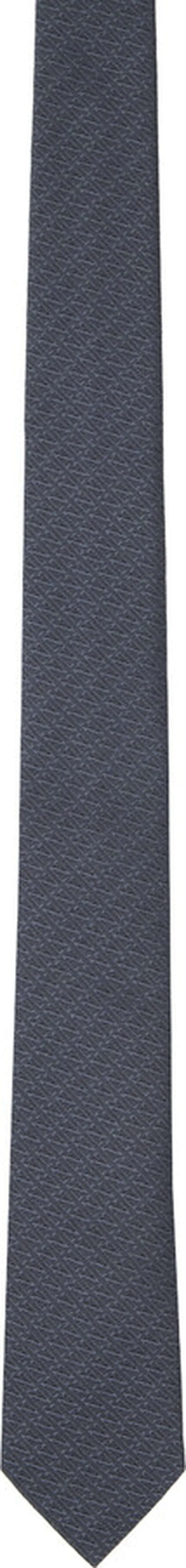 ZEGNA Blue & Gray Silk Tie
