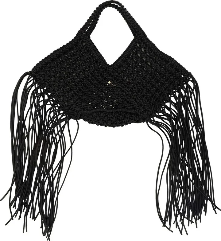 Small Woven Basket Bag