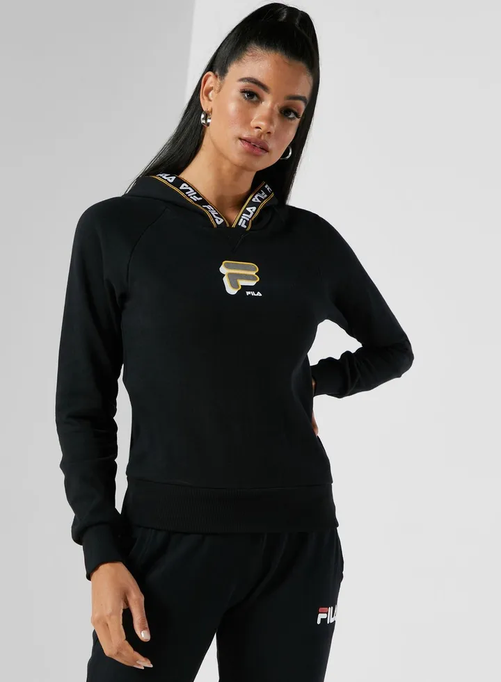 Cora Logo Tape Hoodie