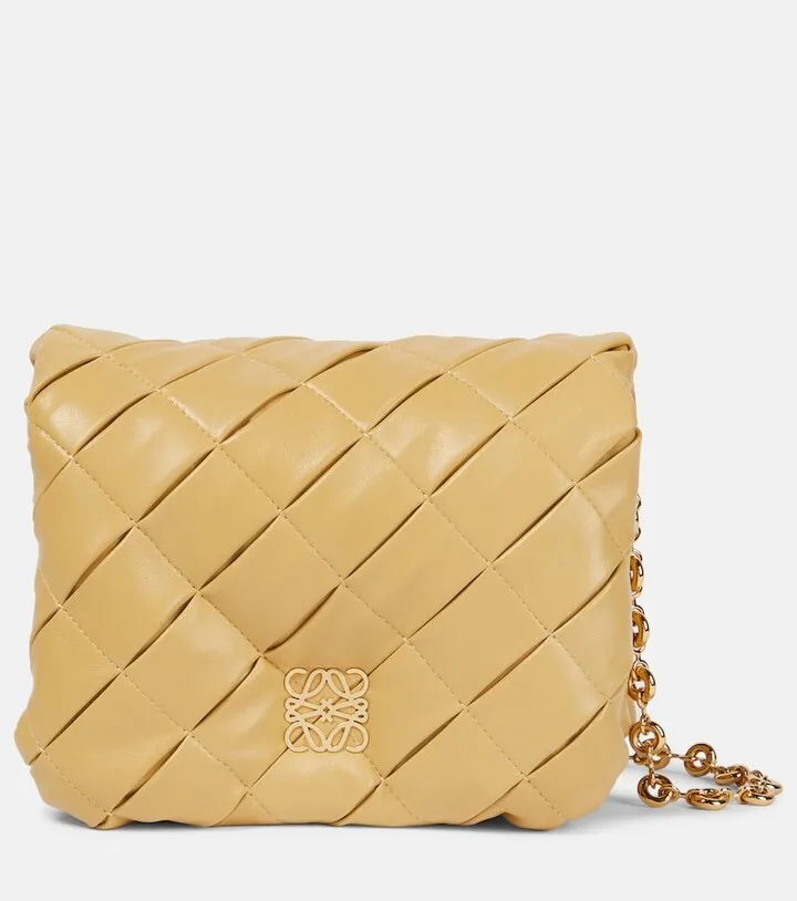 Goya Puffer Mini leather shoulder bag