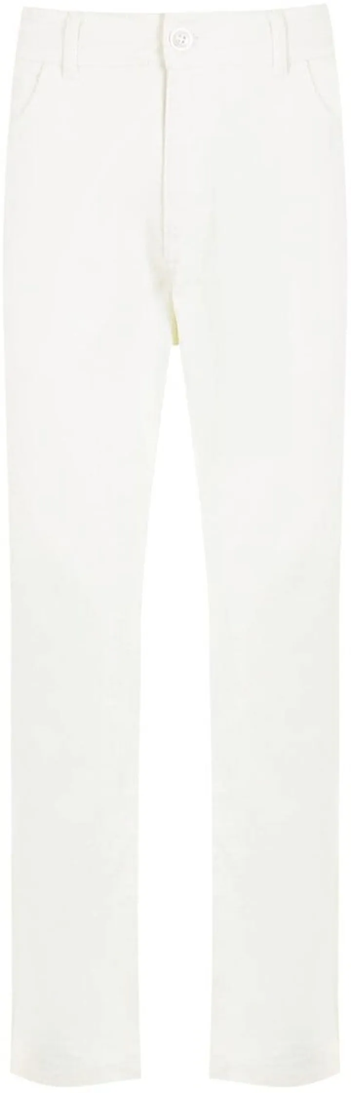 Straight-Leg Cotton Trousers