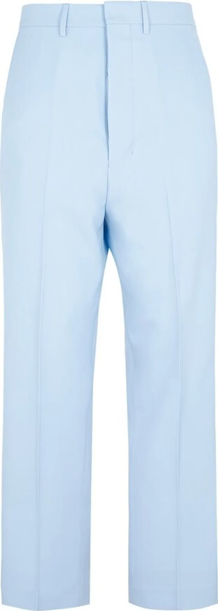 AMI High-Waisted Straight Leg Trousers