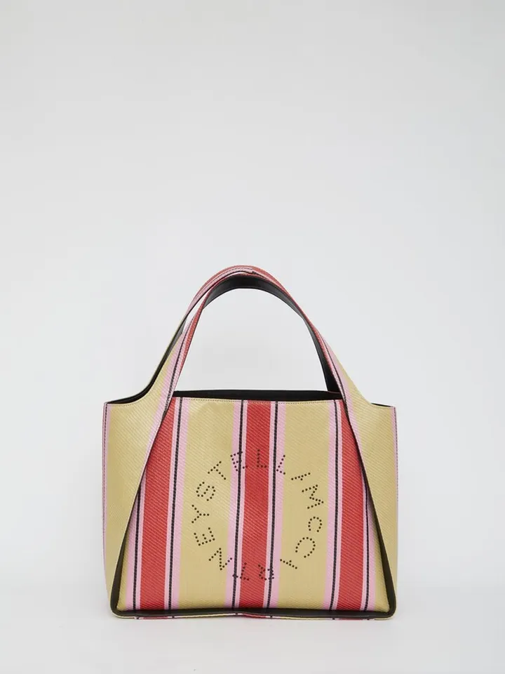 Stella Logo Raffia Tote Bag