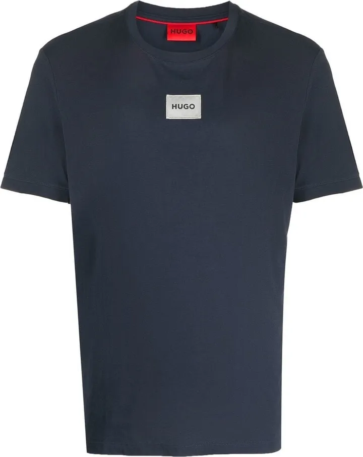 logo-patch crew-neck T-shirt