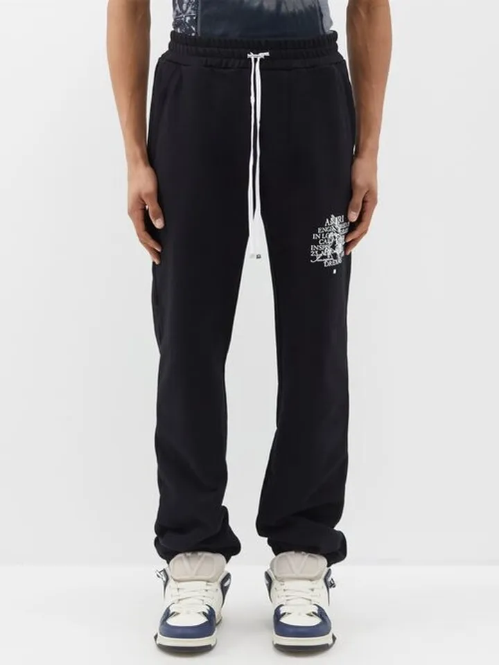 Precious Memories Cotton-jersey Track Pants