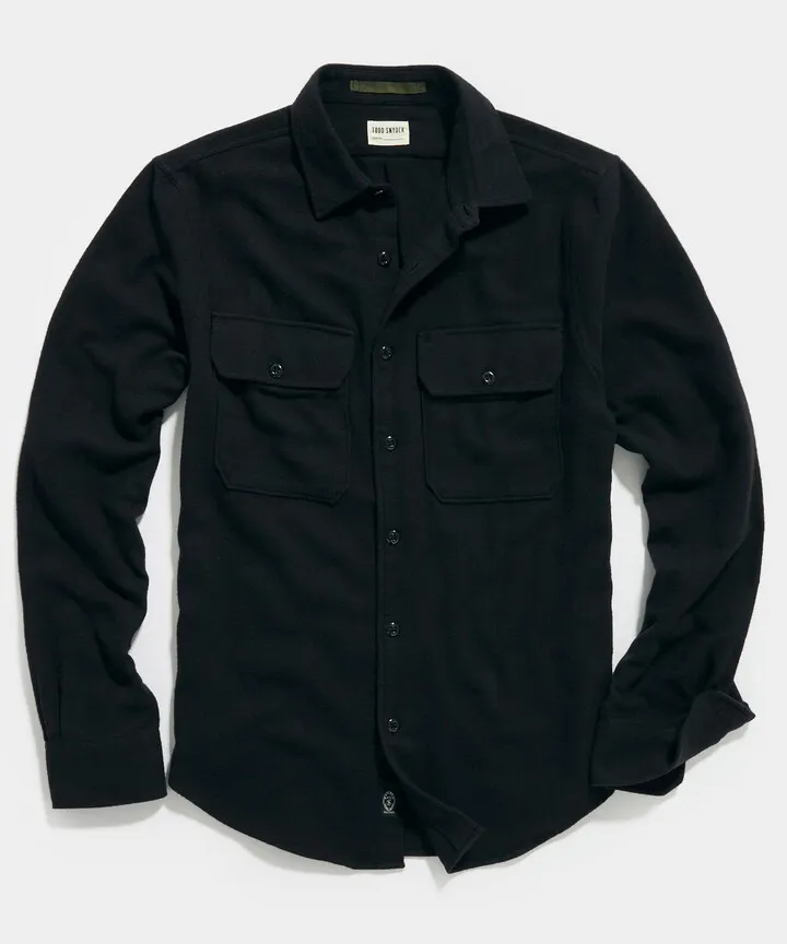 Alaskan Chamois Shirt in Black