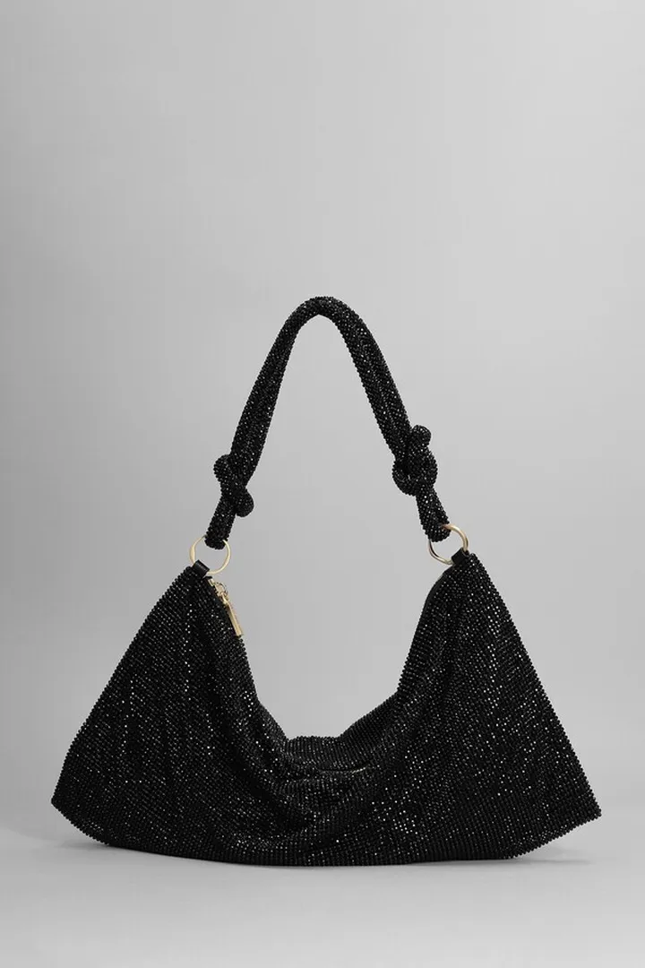 Hera Mini Hand Bag In Black Metal Alloy