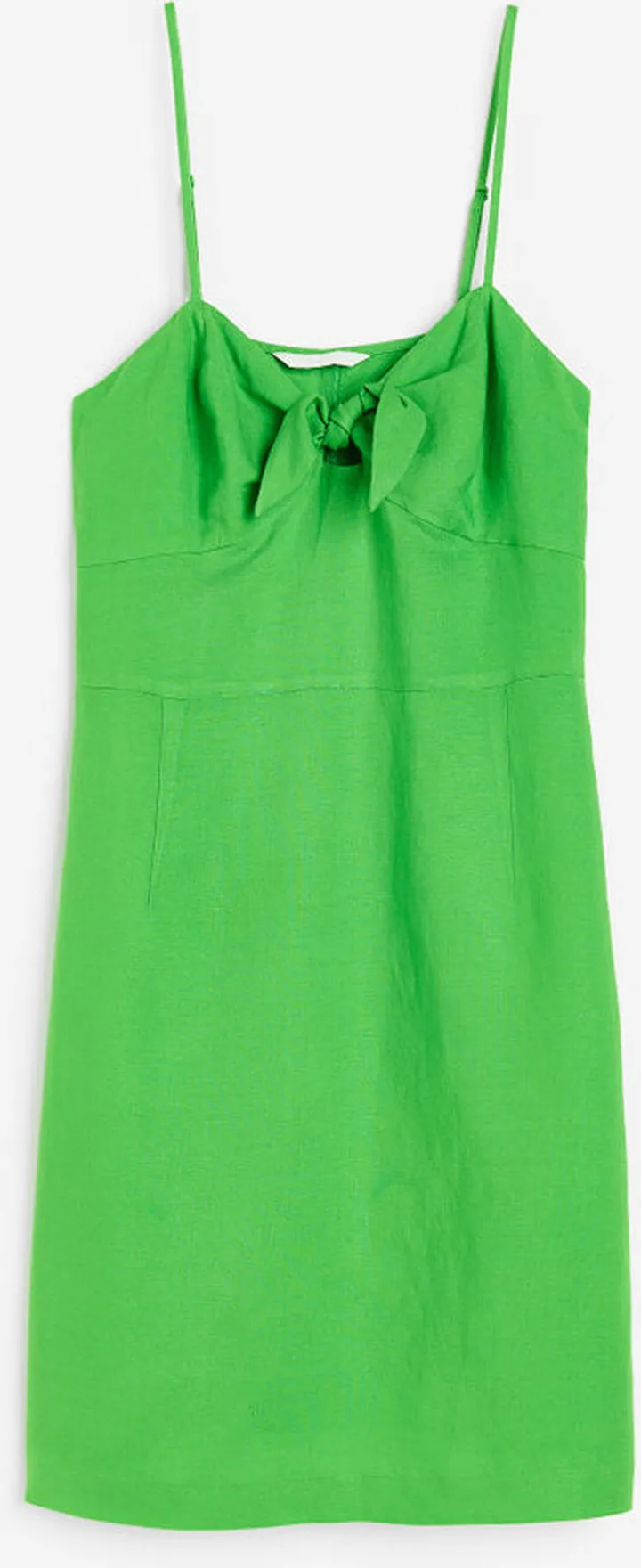 Linen-blend Dress